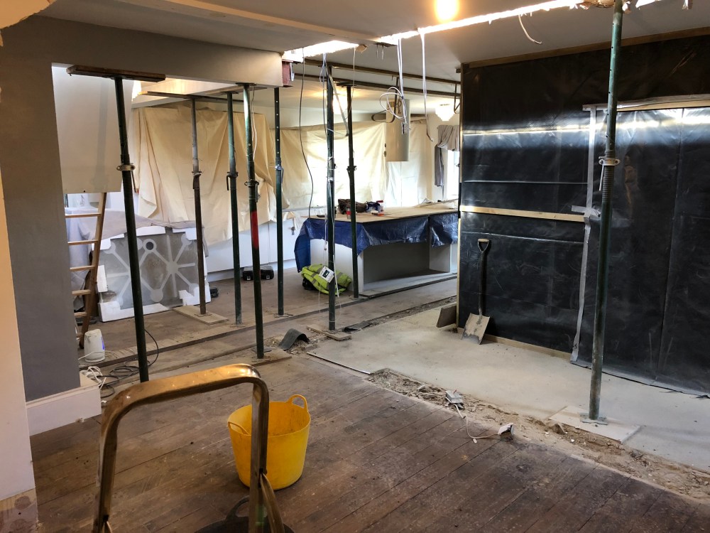 Downstairs Walls Down 2