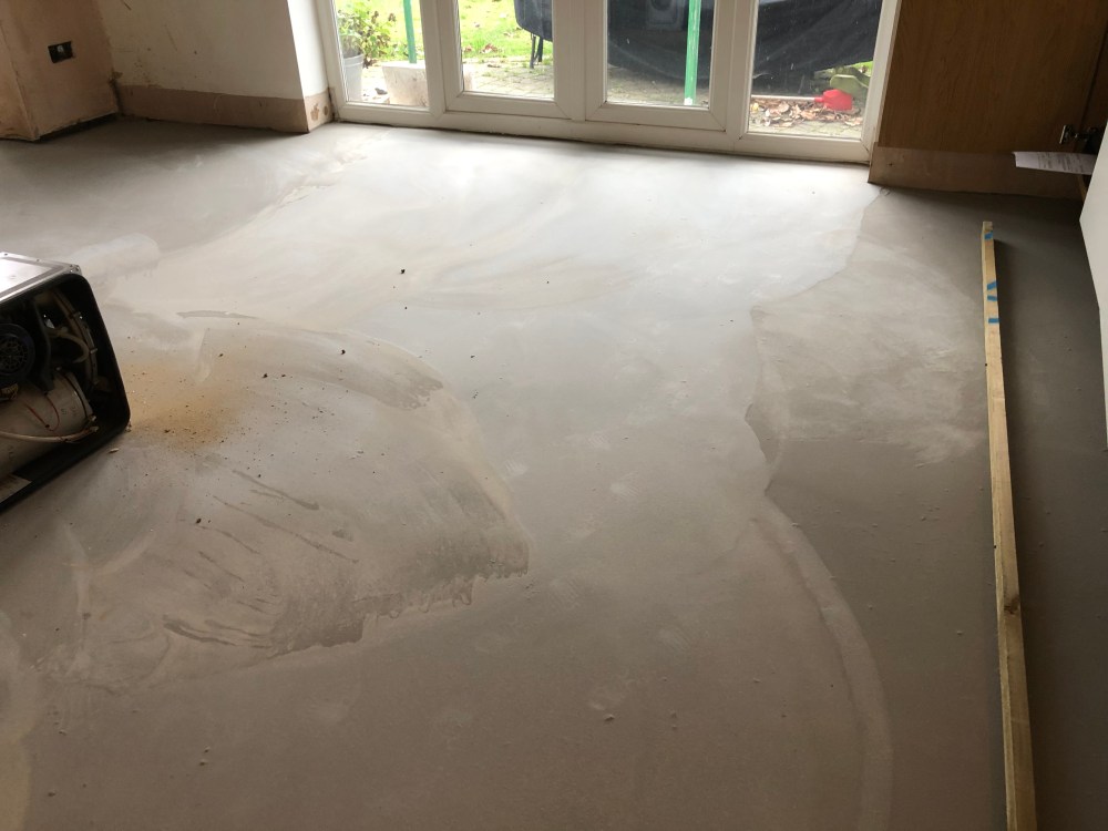 Lounge Floor Latex Screed